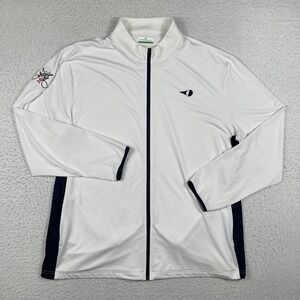 Grandslam Jacket Mens XXL White Tennis Zip Up Westwood Country Club Performance